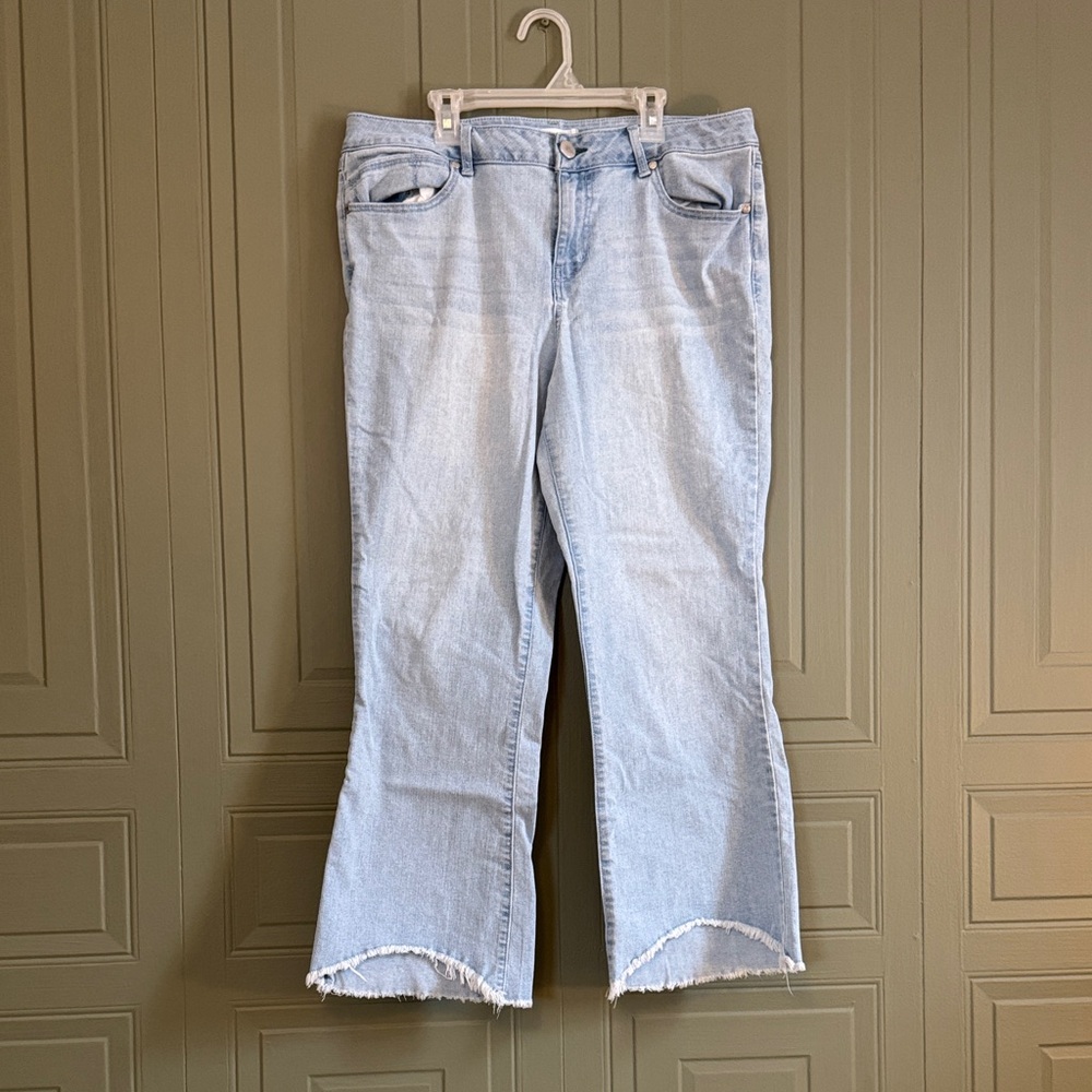 1822 Denim Light Blue Flare Jeans